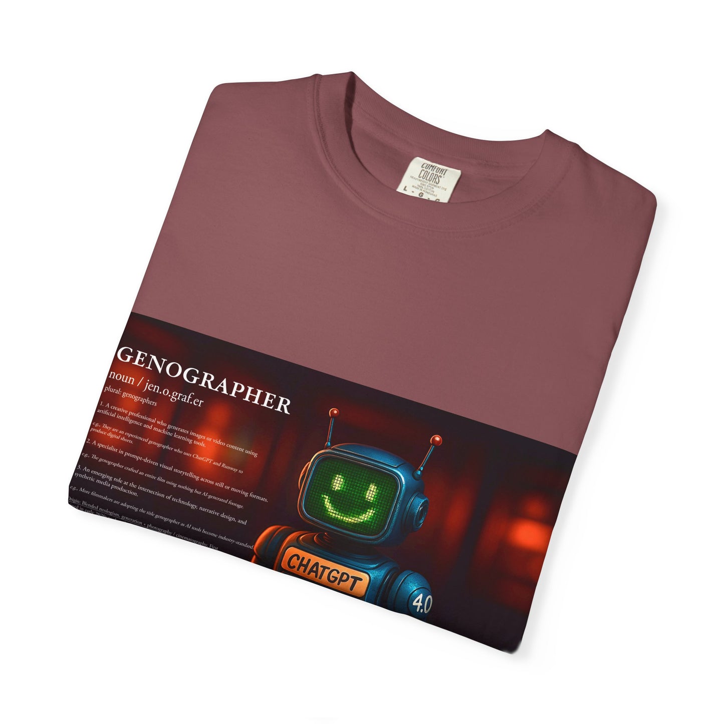 Genographer - Unisex T-Shirt - Robot Tee for AI Genographers