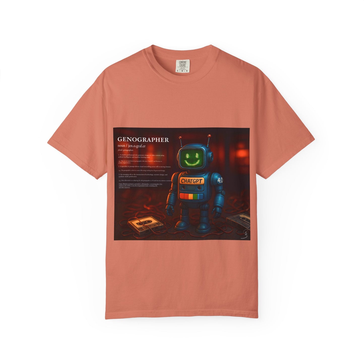 Genographer - Unisex T-Shirt - Robot Tee for AI Genographers