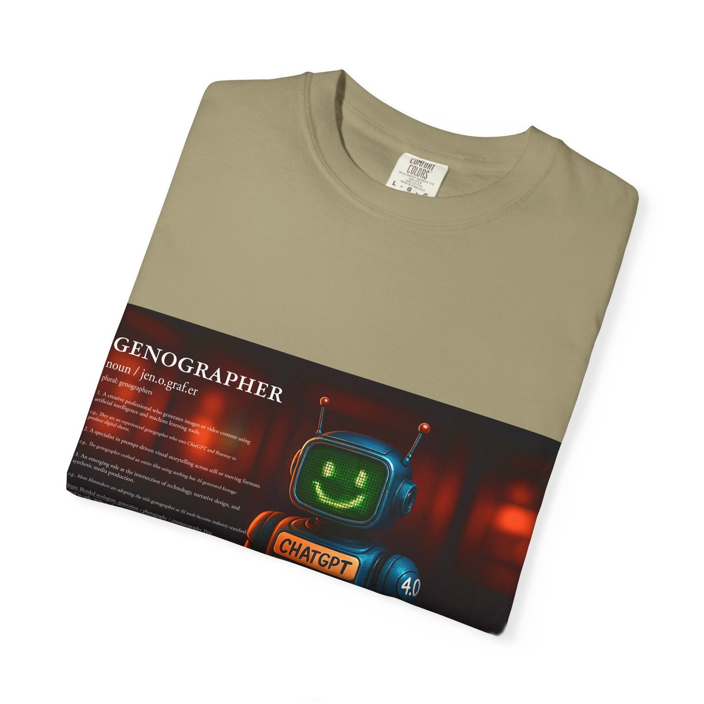 Genographer - Unisex T-Shirt - Robot Tee for AI Genographers