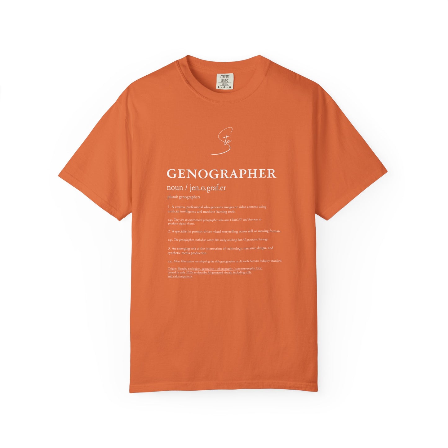 Genographer - Unisex T-Shirt - Genography Tee for Creatives