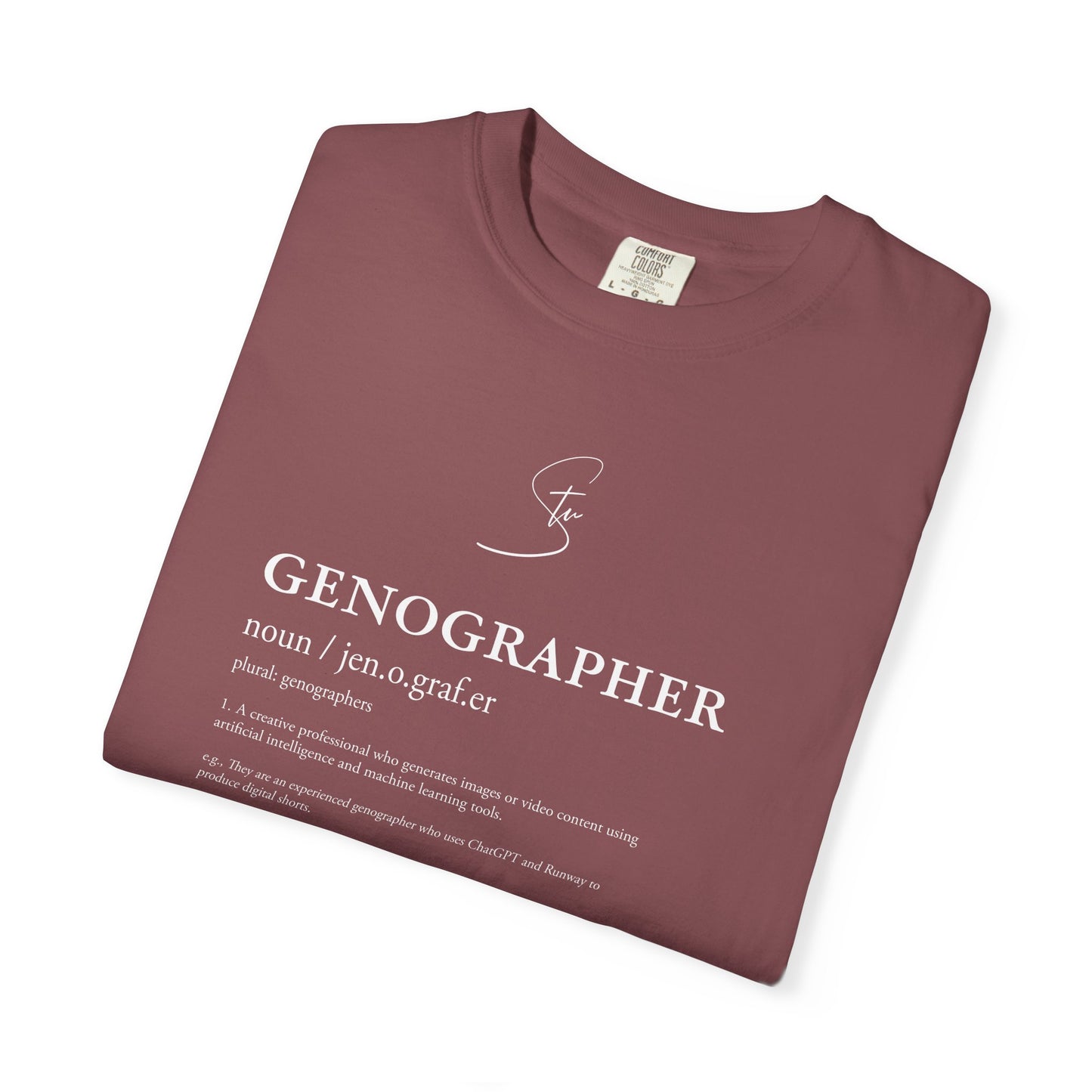 Genographer - Unisex T-Shirt - Genography Tee for Creatives
