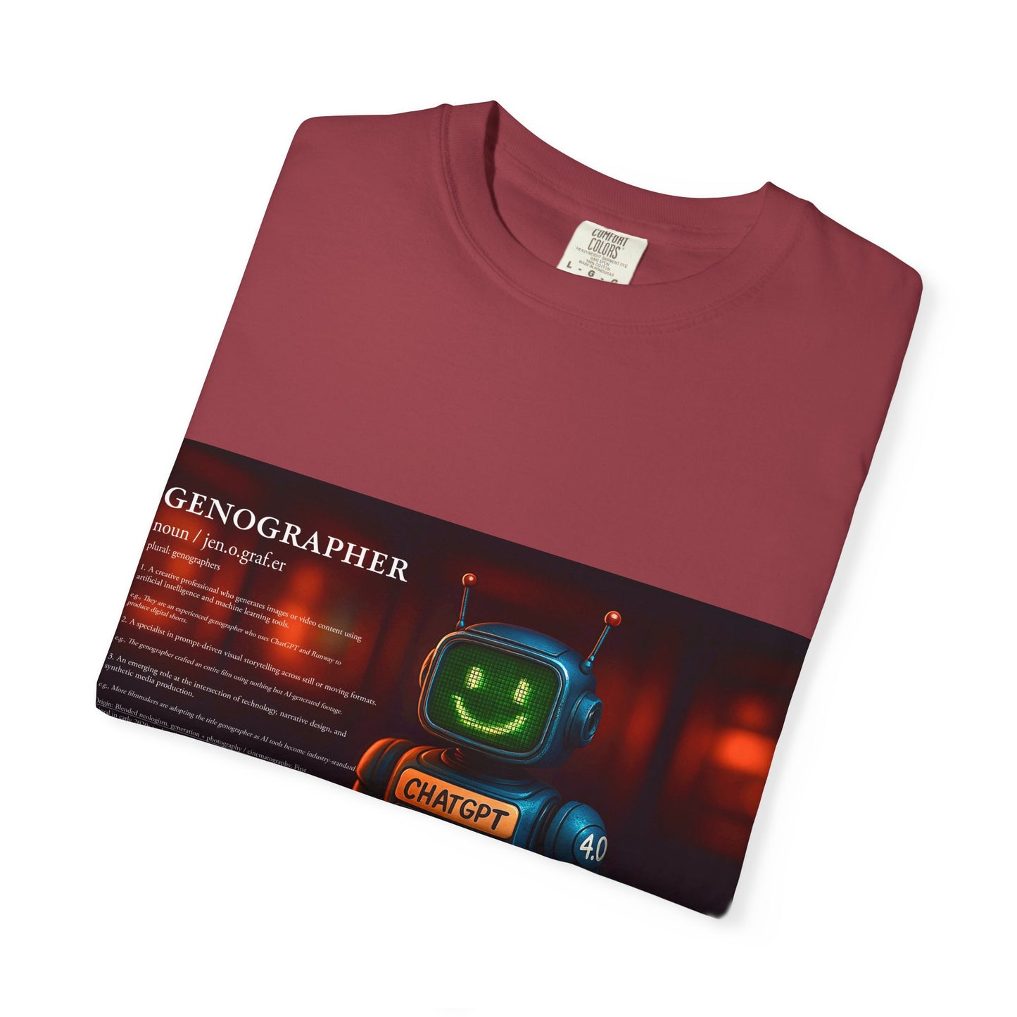 Genographer - Unisex T-Shirt - Robot Tee for AI Genographers