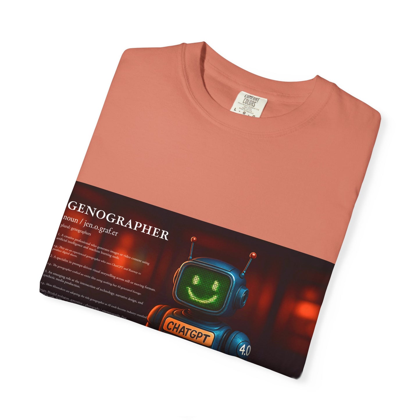 Genographer - Unisex T-Shirt - Robot Tee for AI Genographers