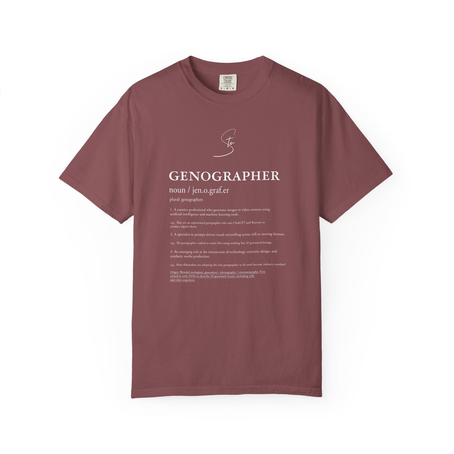 Genographer - Unisex T-Shirt - Genography Tee for Creatives