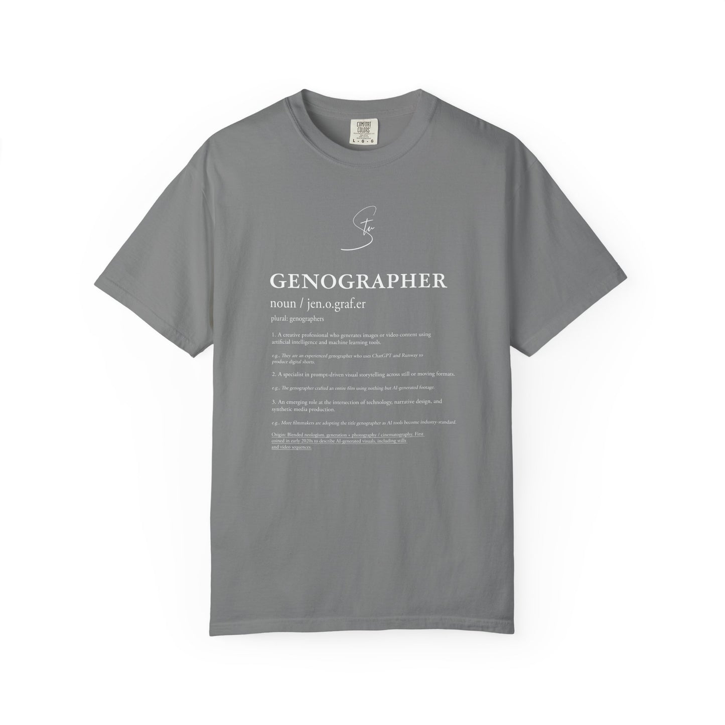 Genographer - Unisex T-Shirt - Genography Tee for Creatives