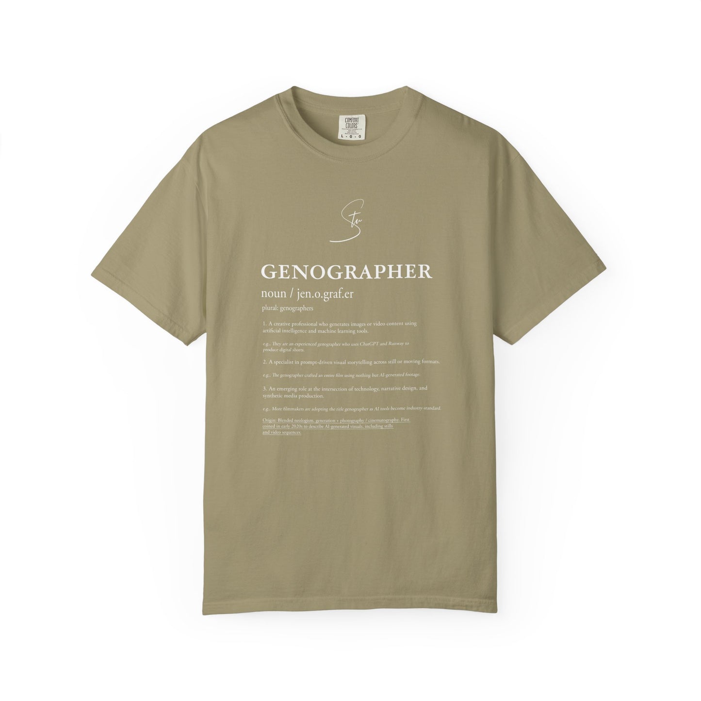 Genographer - Unisex T-Shirt - Genography Tee for Creatives