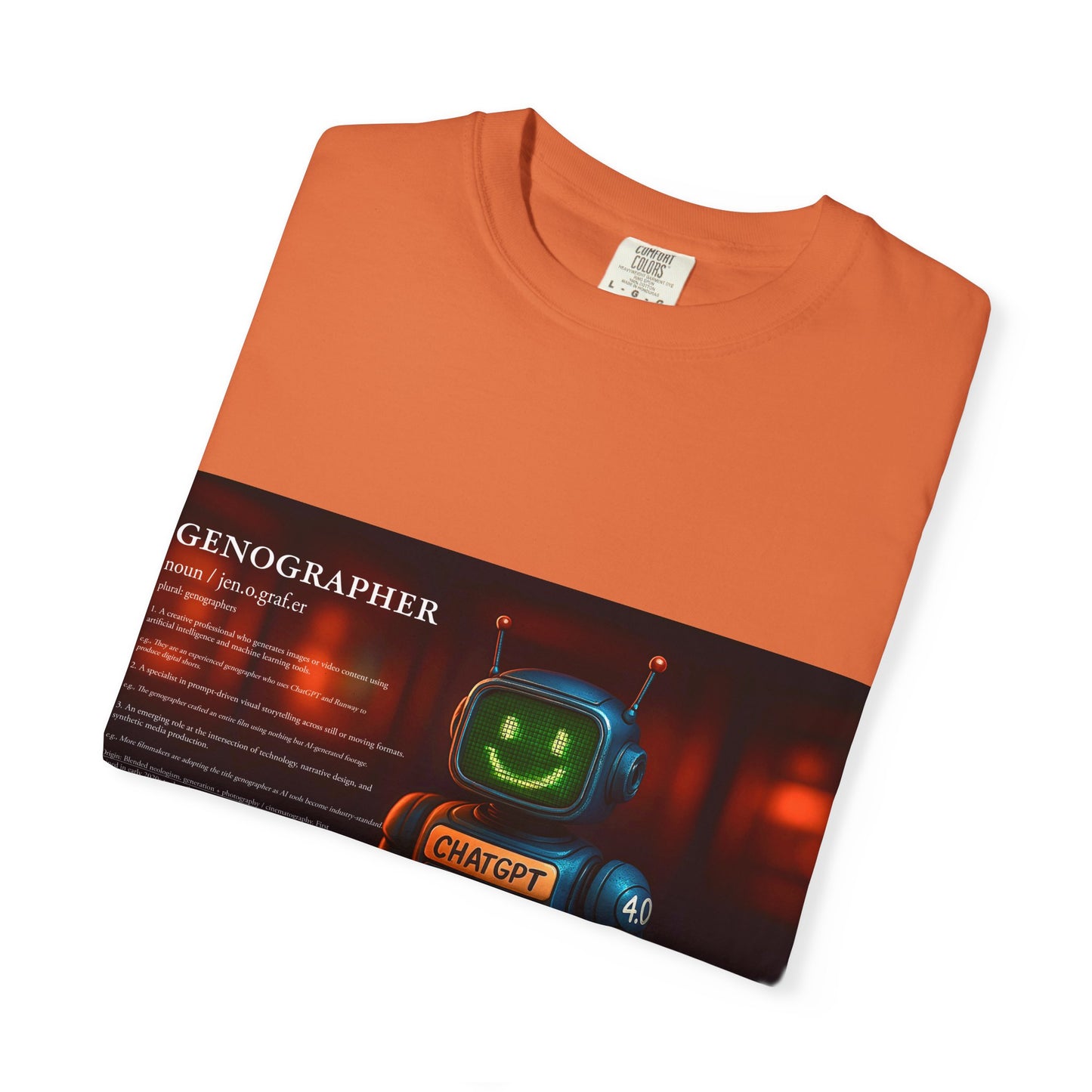 Genographer - Unisex T-Shirt - Robot Tee for AI Genographers