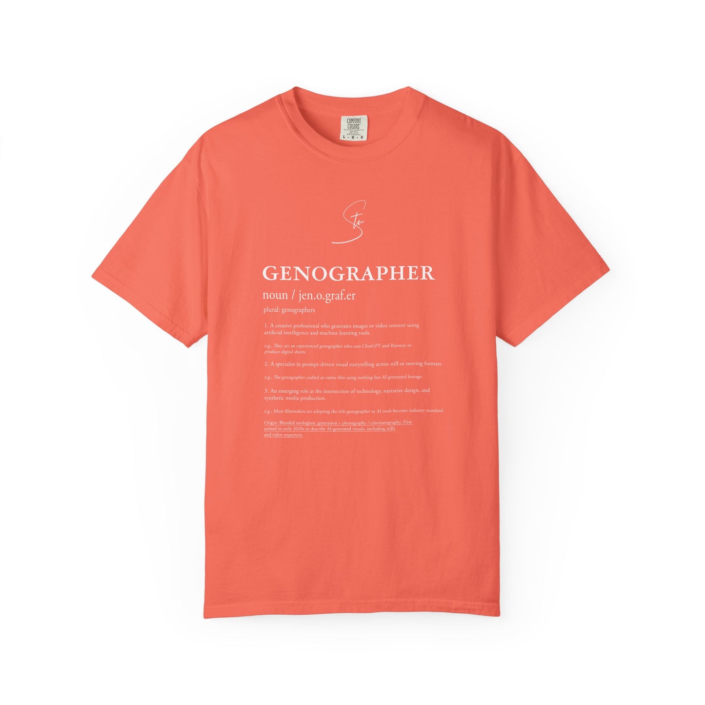 Genographer - Unisex T-Shirt - Genography Tee for Creatives