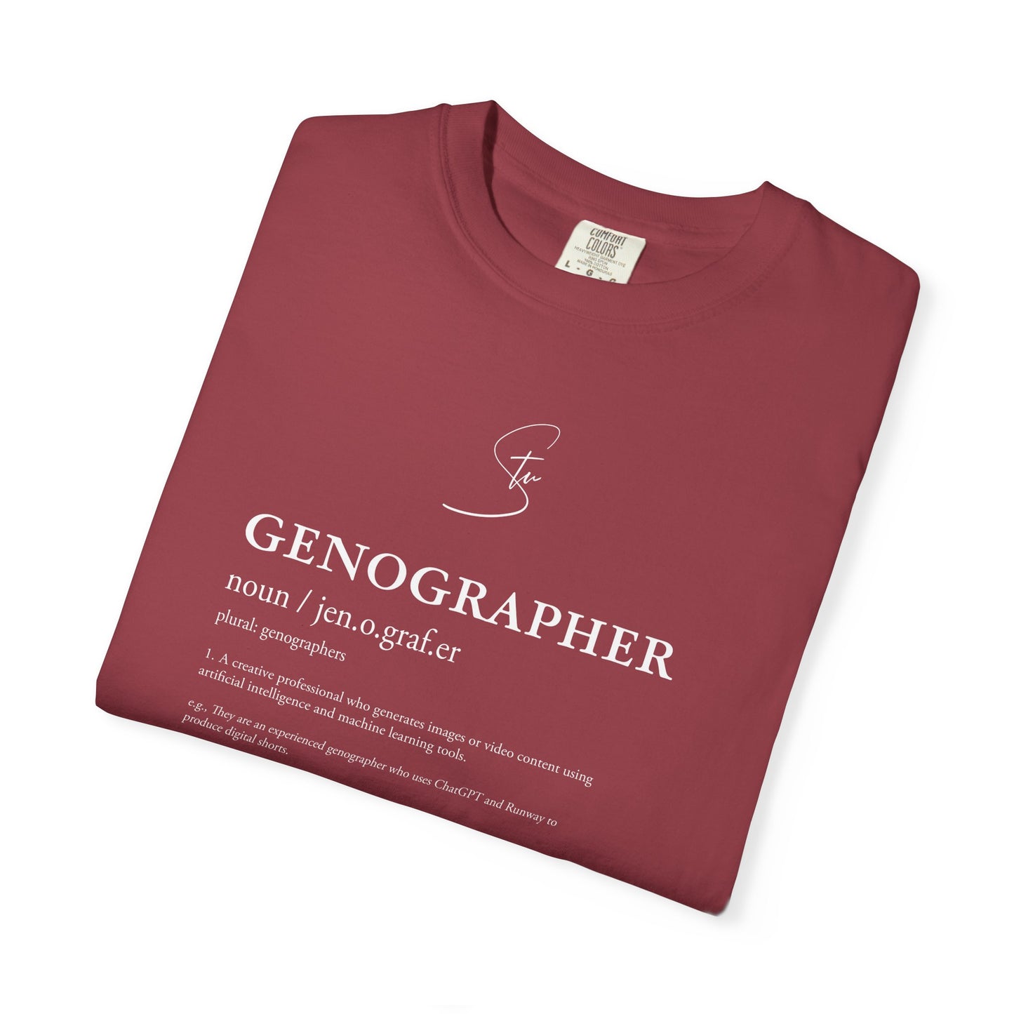 Genographer - Unisex T-Shirt - Genography Tee for Creatives
