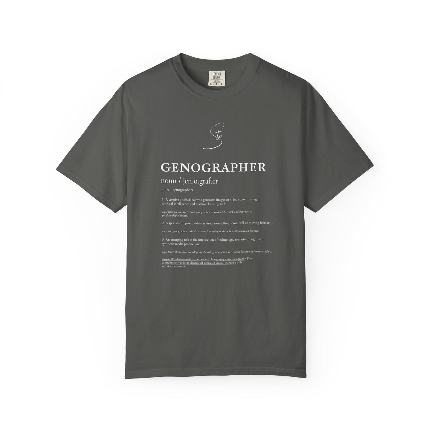Genographer - Unisex T-Shirt - Genography Tee for Creatives