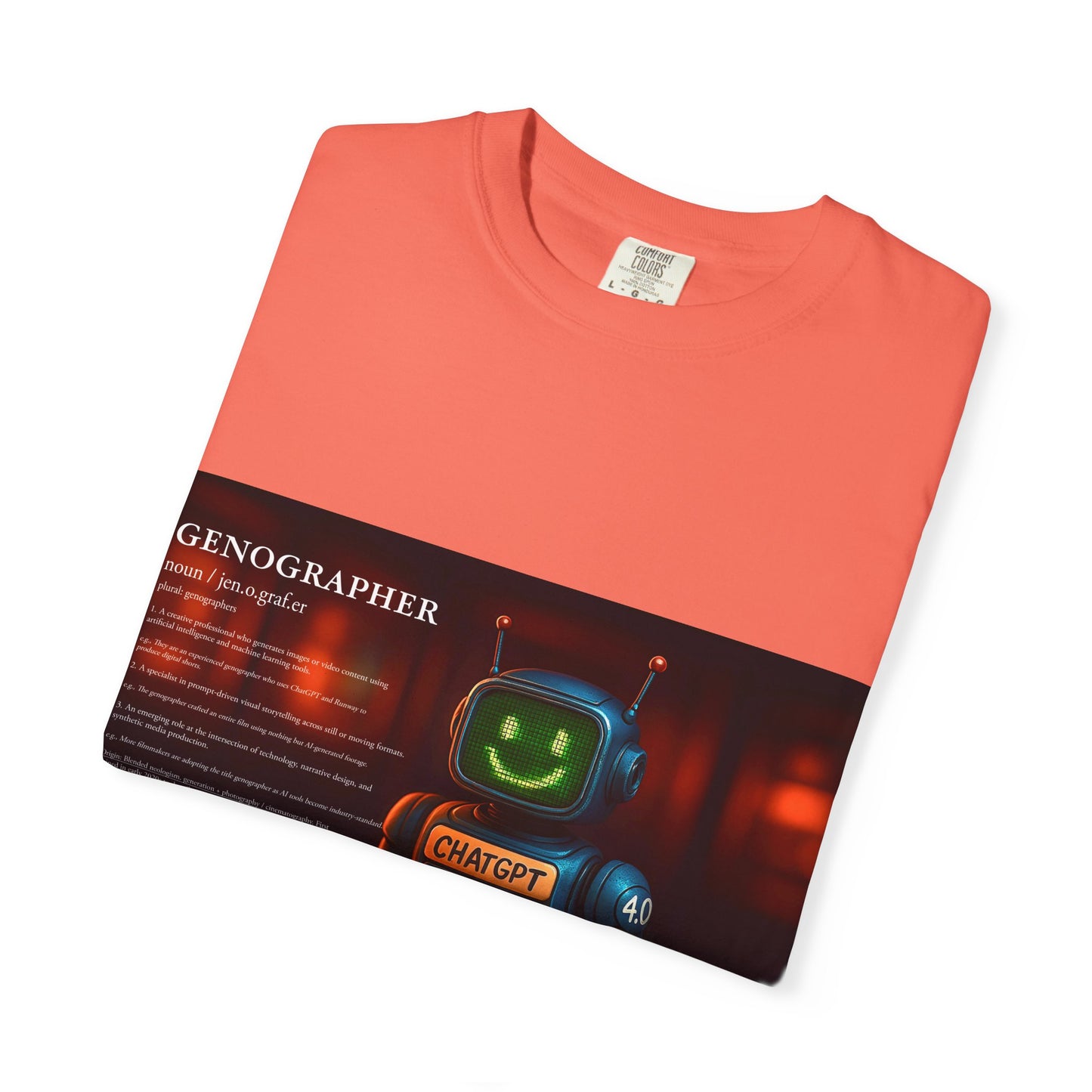 Genographer - Unisex T-Shirt - Robot Tee for AI Genographers
