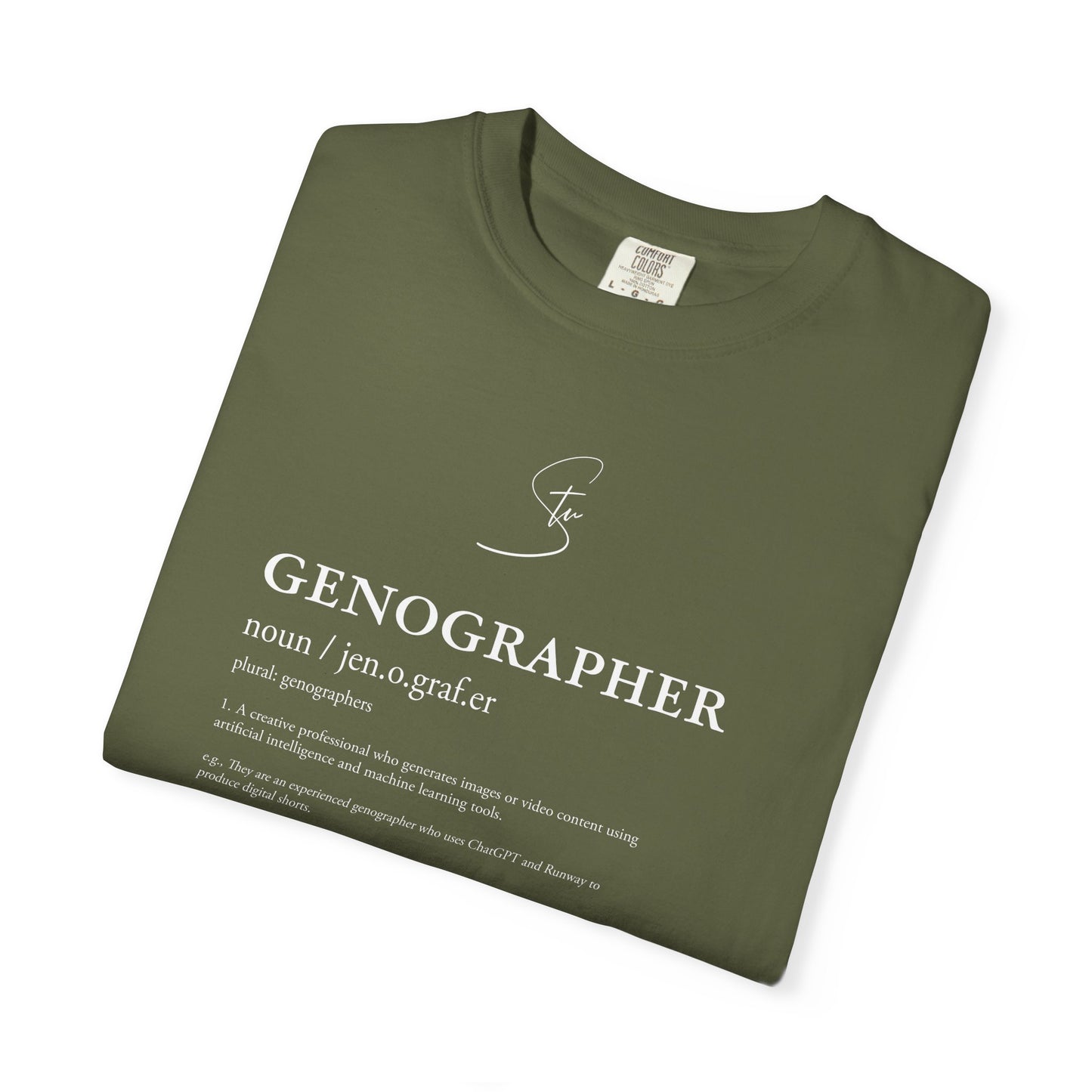 Genographer - Unisex T-Shirt - Genography Tee for Creatives