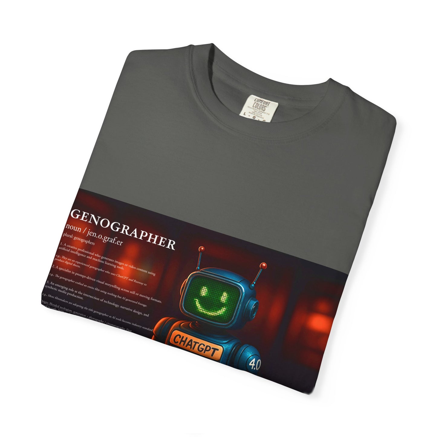 Genographer - Unisex T-Shirt - Robot Tee for AI Genographers