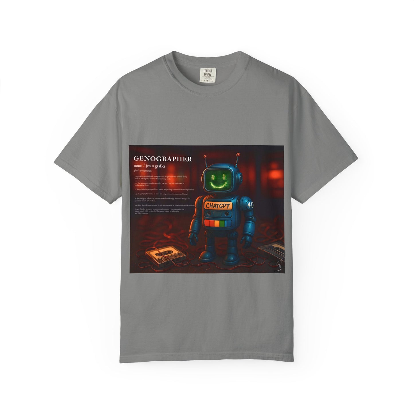 Genographer - Unisex T-Shirt - Robot Tee for AI Genographers