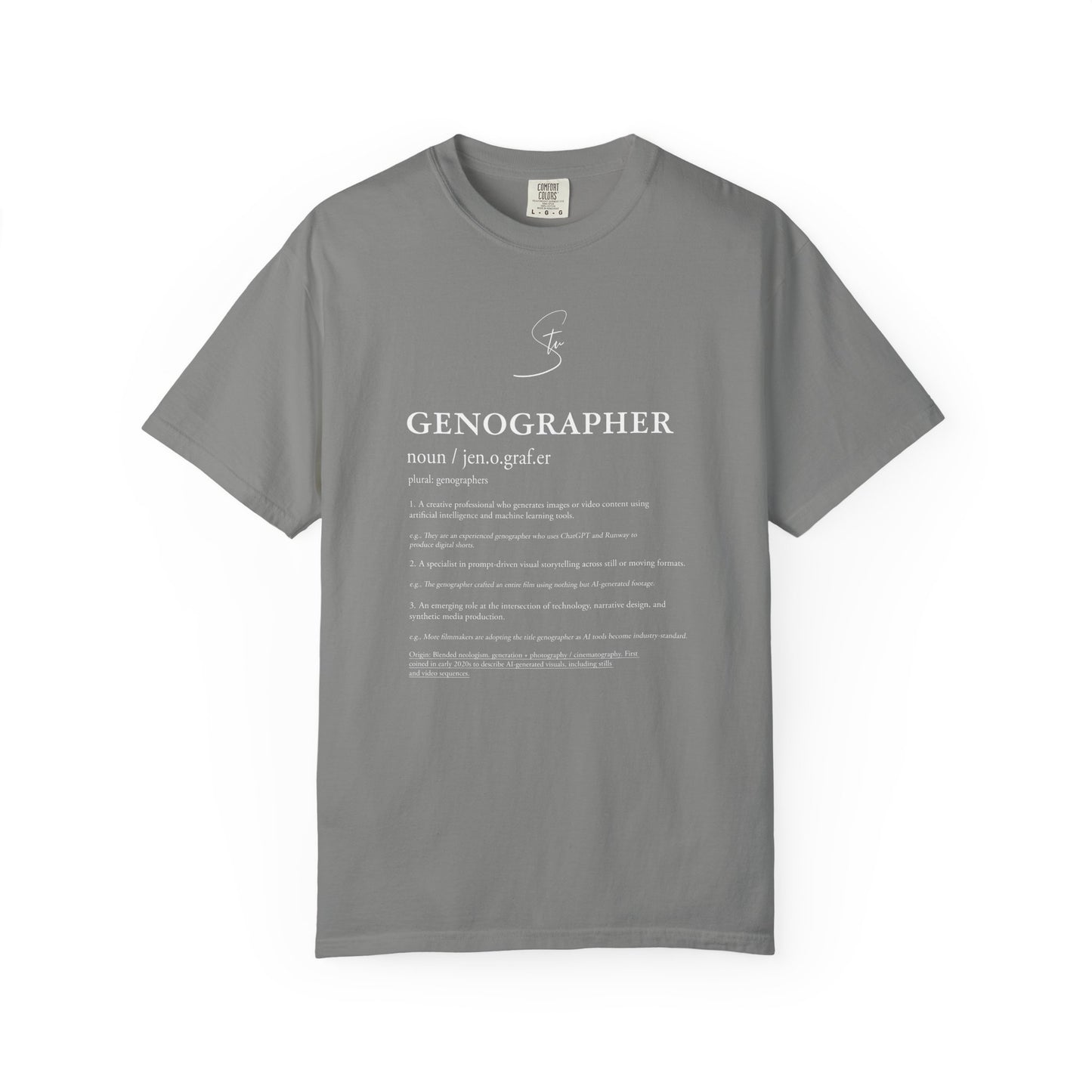 Genographer - Unisex T-Shirt - Genography Tee for Creatives
