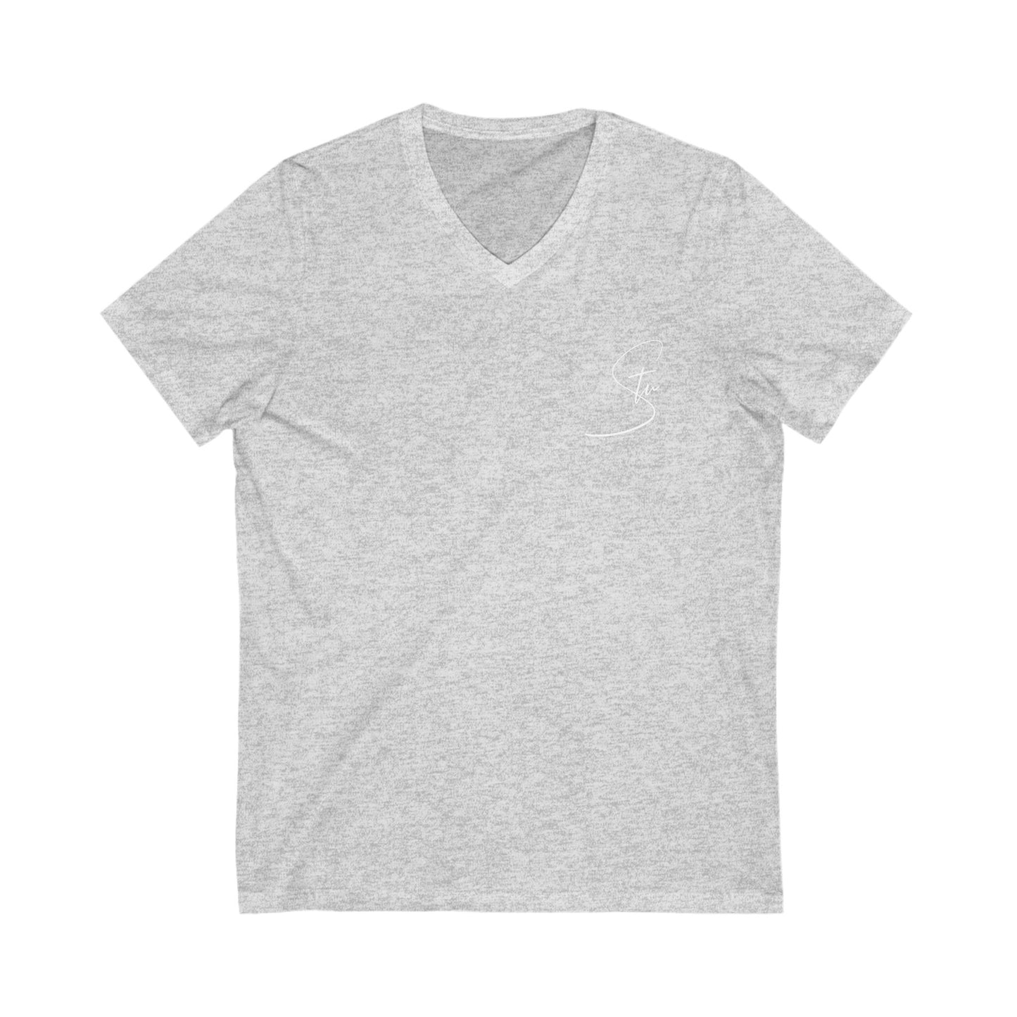 “Stu” - Unisex Jersey Short Sleeve V-Neck Tee