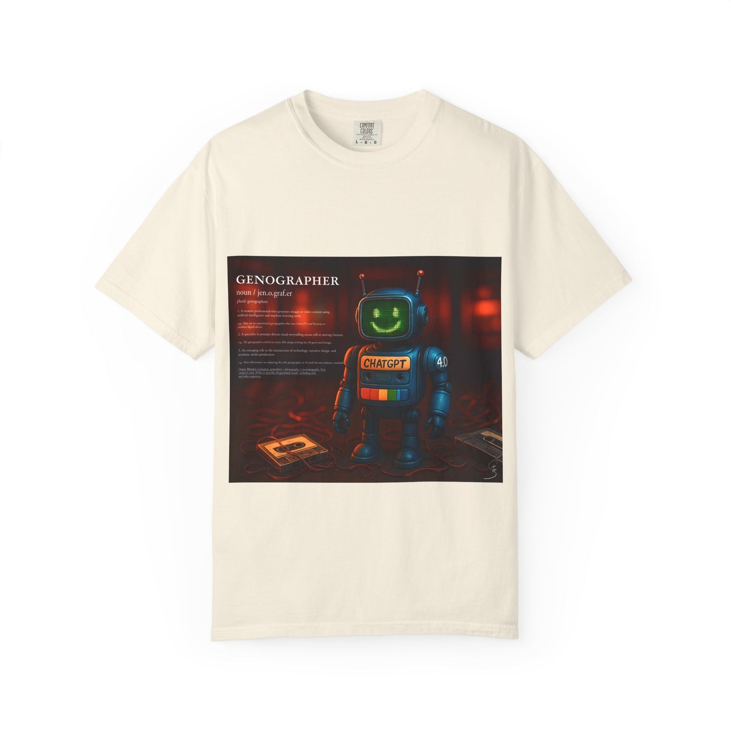 Genographer - Unisex T-Shirt - Robot Tee for AI Genographers