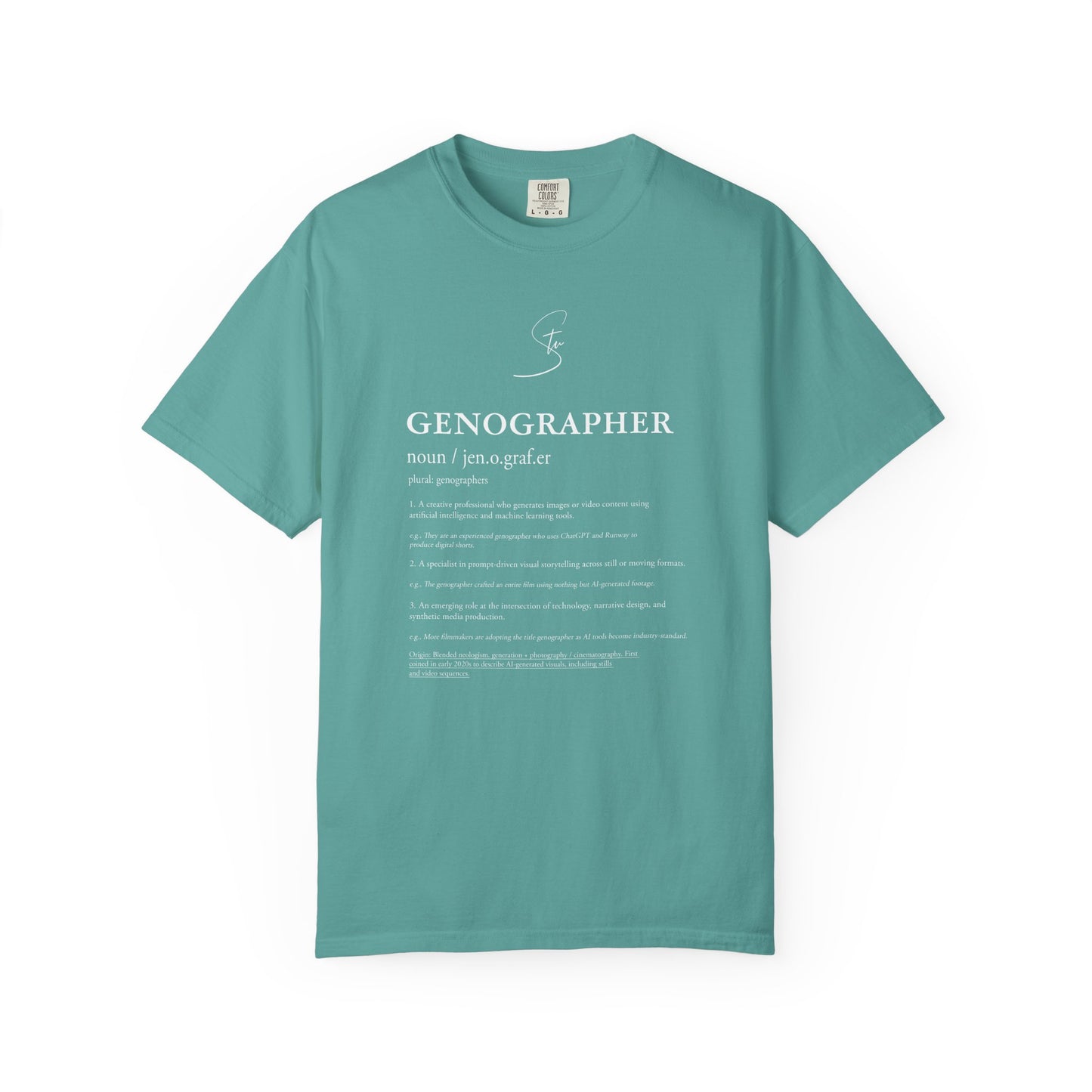 Genographer - Unisex T-Shirt - Genography Tee for Creatives
