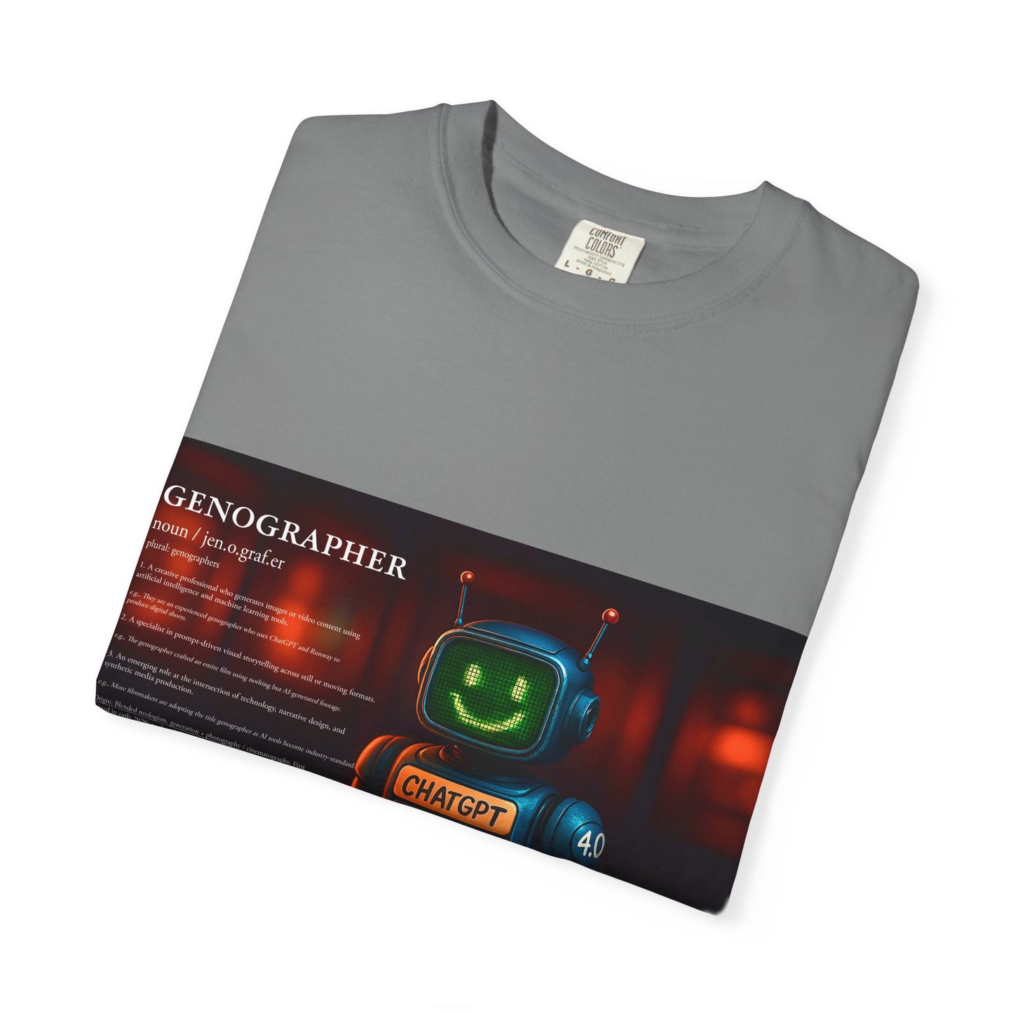 Genographer - Unisex T-Shirt - Robot Tee for AI Genographers