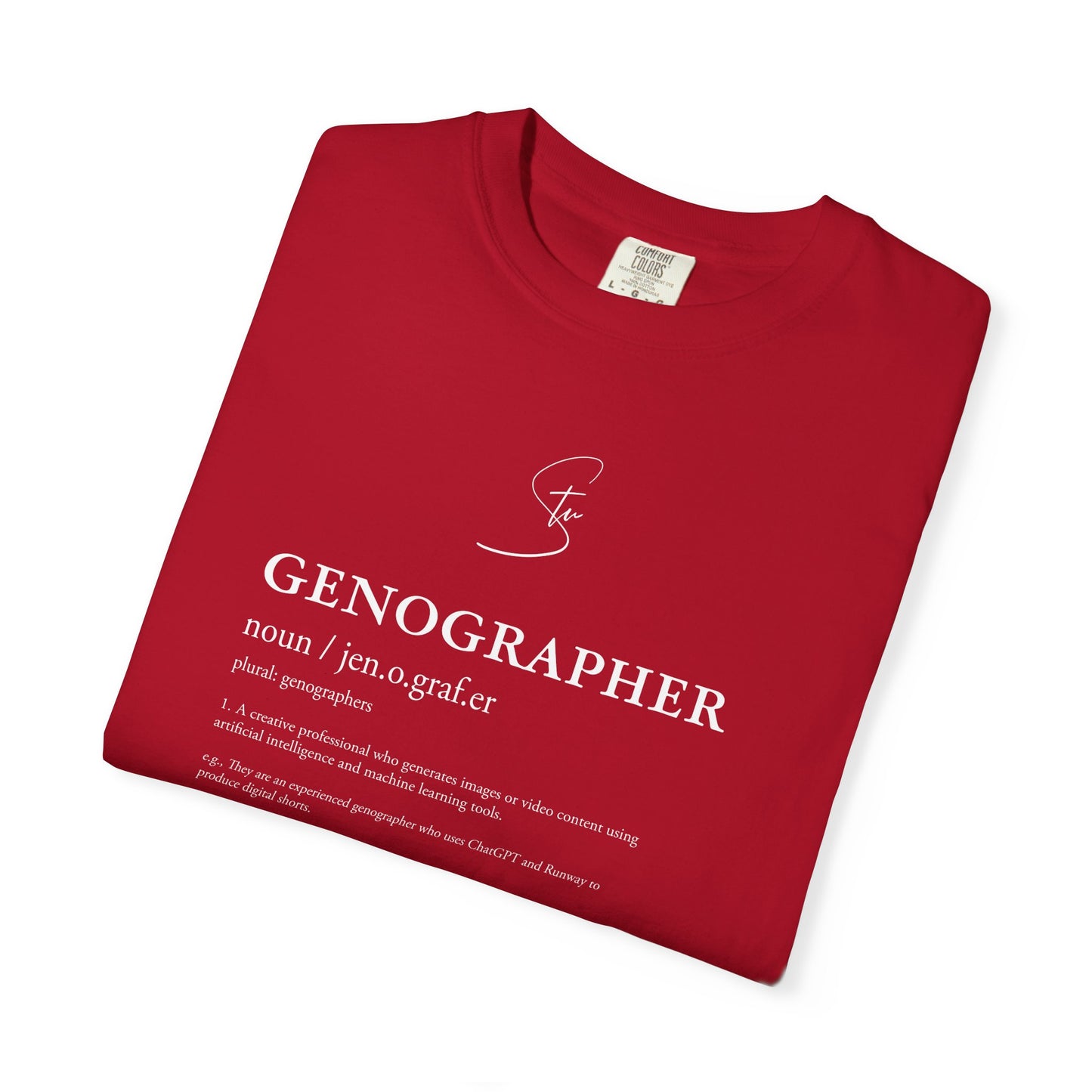 Genographer - Unisex T-Shirt - Genography Tee for Creatives