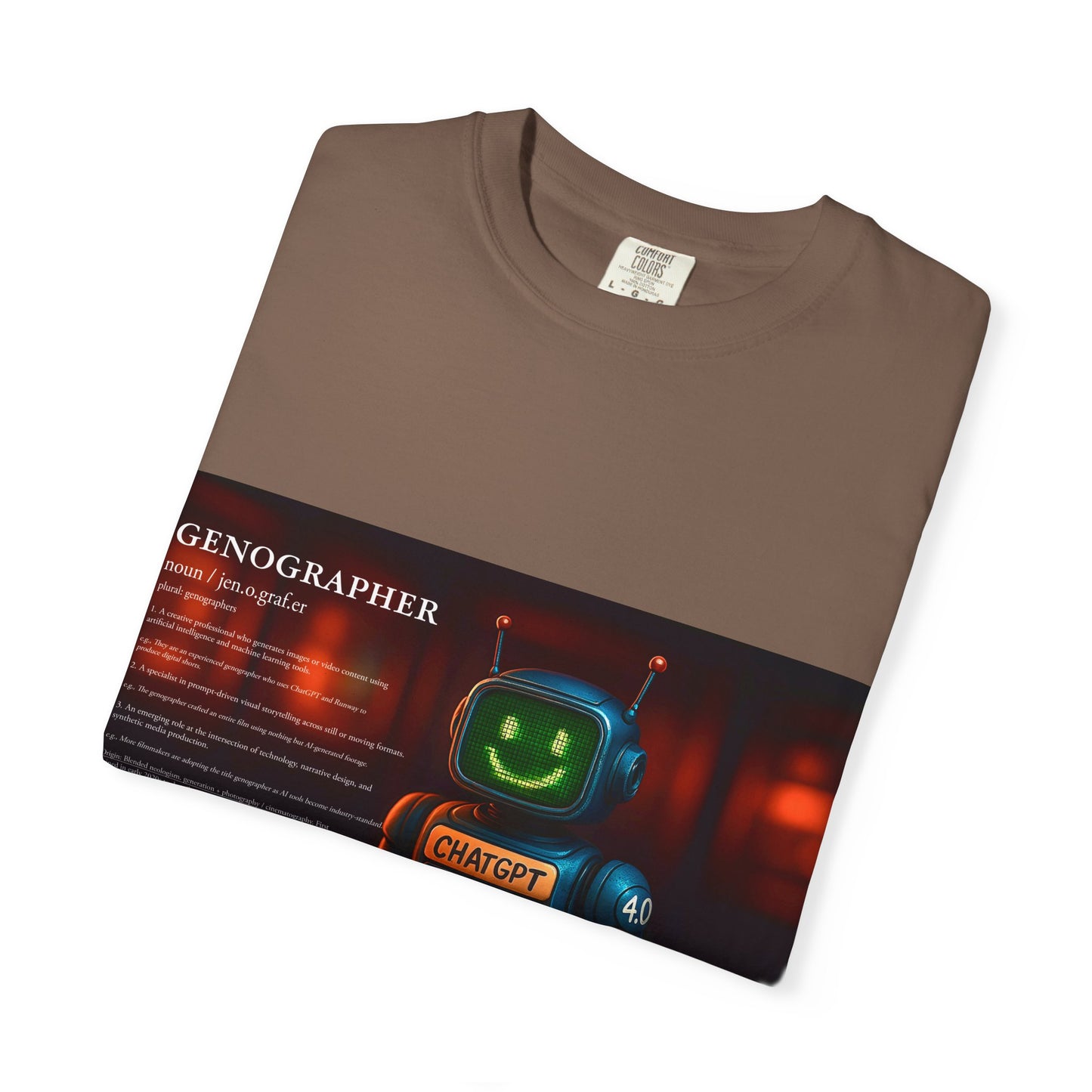 Genographer - Unisex T-Shirt - Robot Tee for AI Genographers