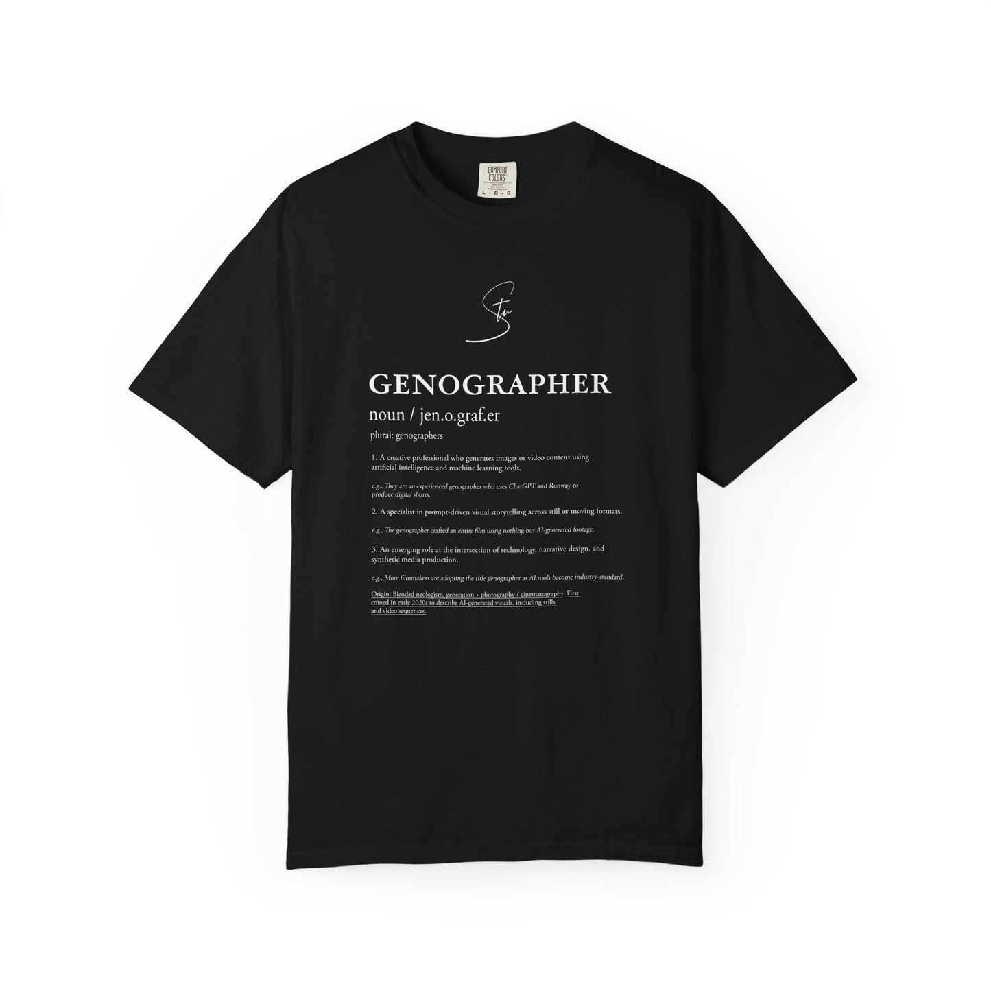 Genographer - Unisex T-Shirt - Genography Tee for Creatives