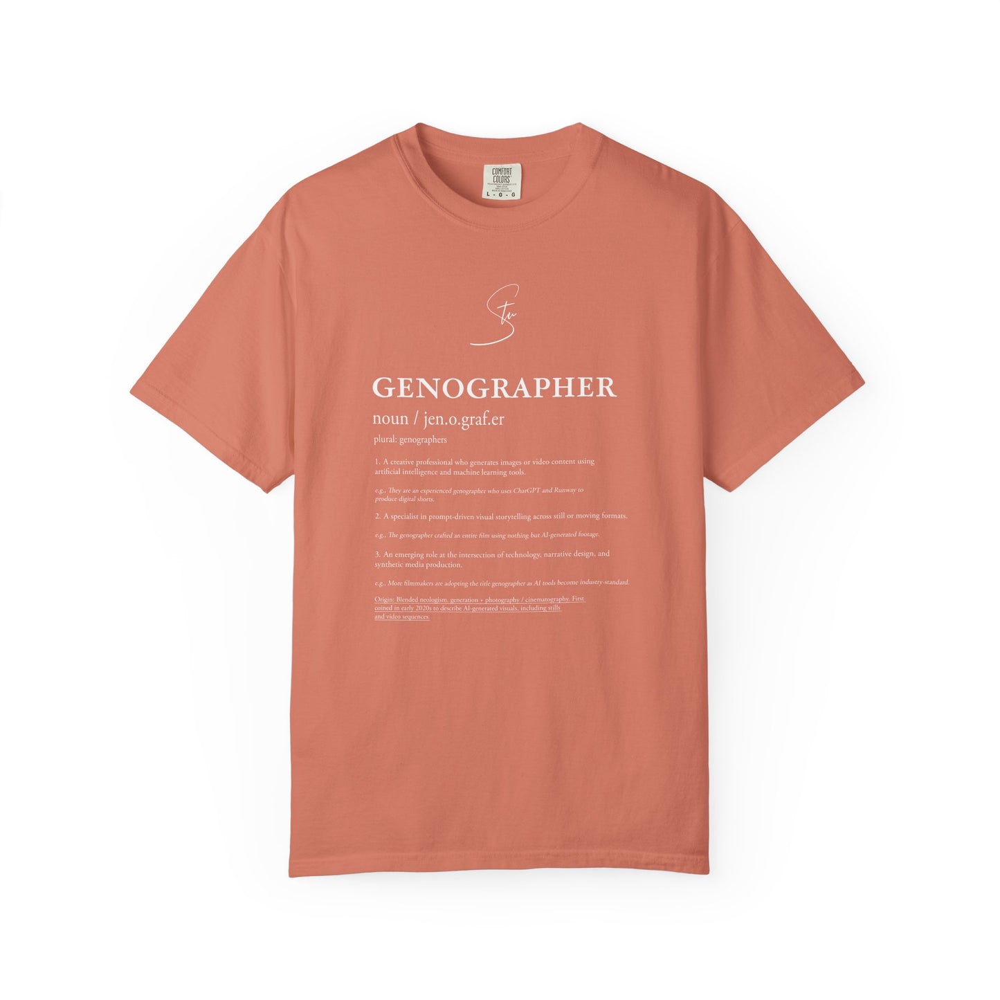 Genographer - Unisex T-Shirt - Genography Tee for Creatives