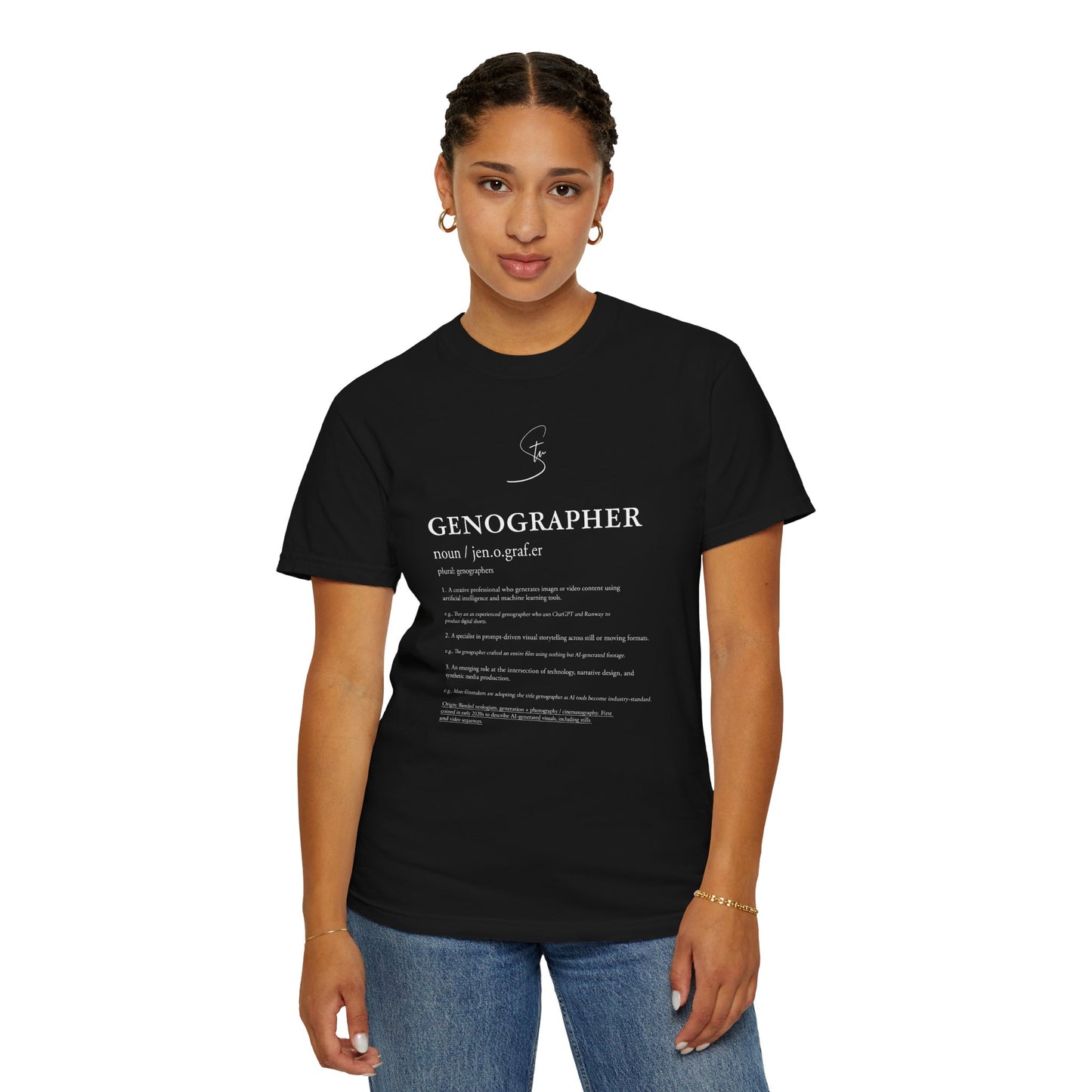 Genographer - Unisex T-Shirt - Genography Tee for Creatives