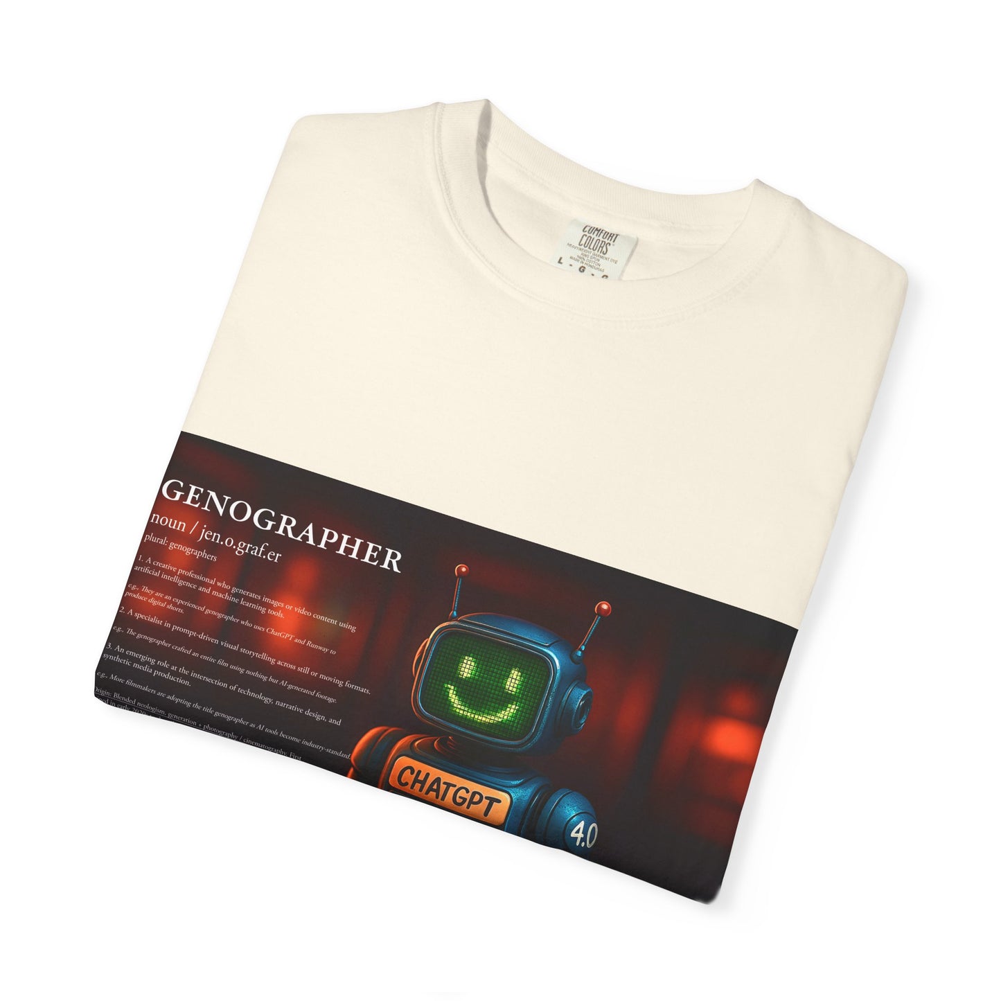 Genographer - Unisex T-Shirt - Robot Tee for AI Genographers