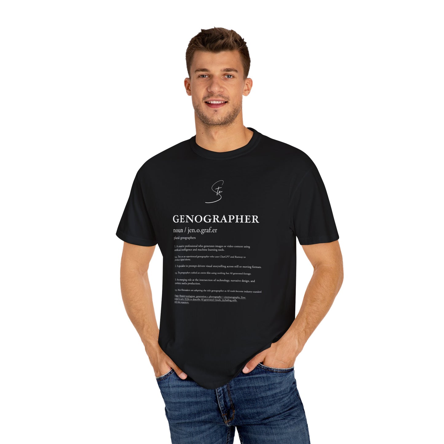 Genographer - Unisex T-Shirt - Genography Tee for Creatives