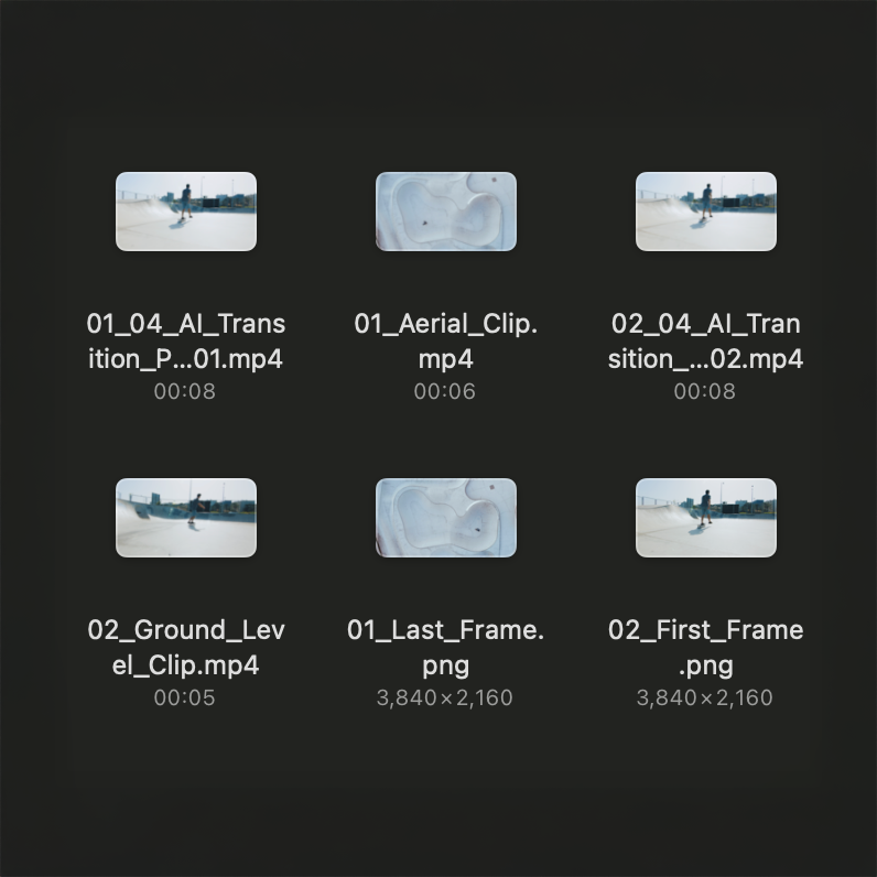 Designing Camera-Movement Transitions with AI (for LumaFusion)