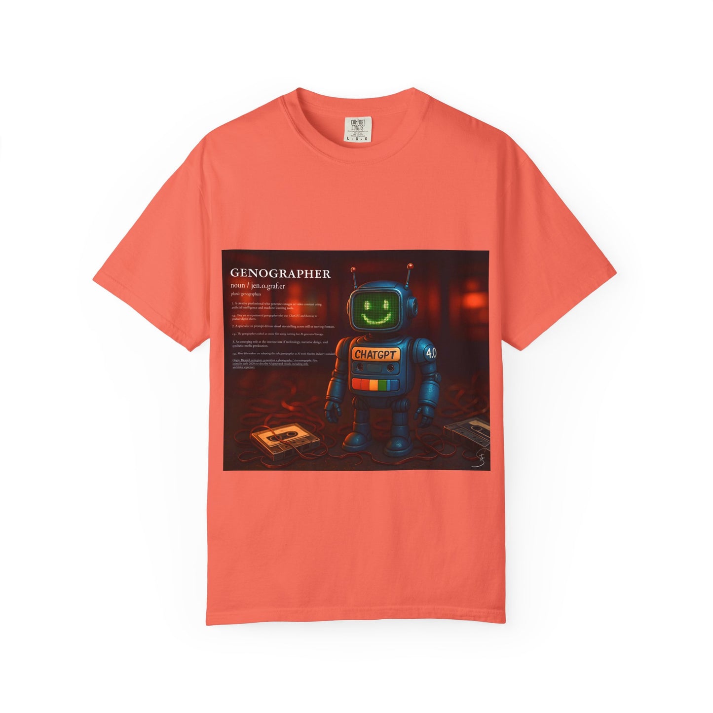 Genographer - Unisex T-Shirt - Robot Tee for AI Genographers