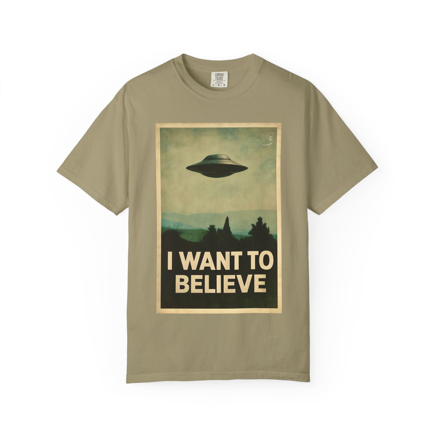 I WANT TO BELIEVE - Unisex T-Shirt - UFO Inspired T-Shirt From a 90's Tv Show